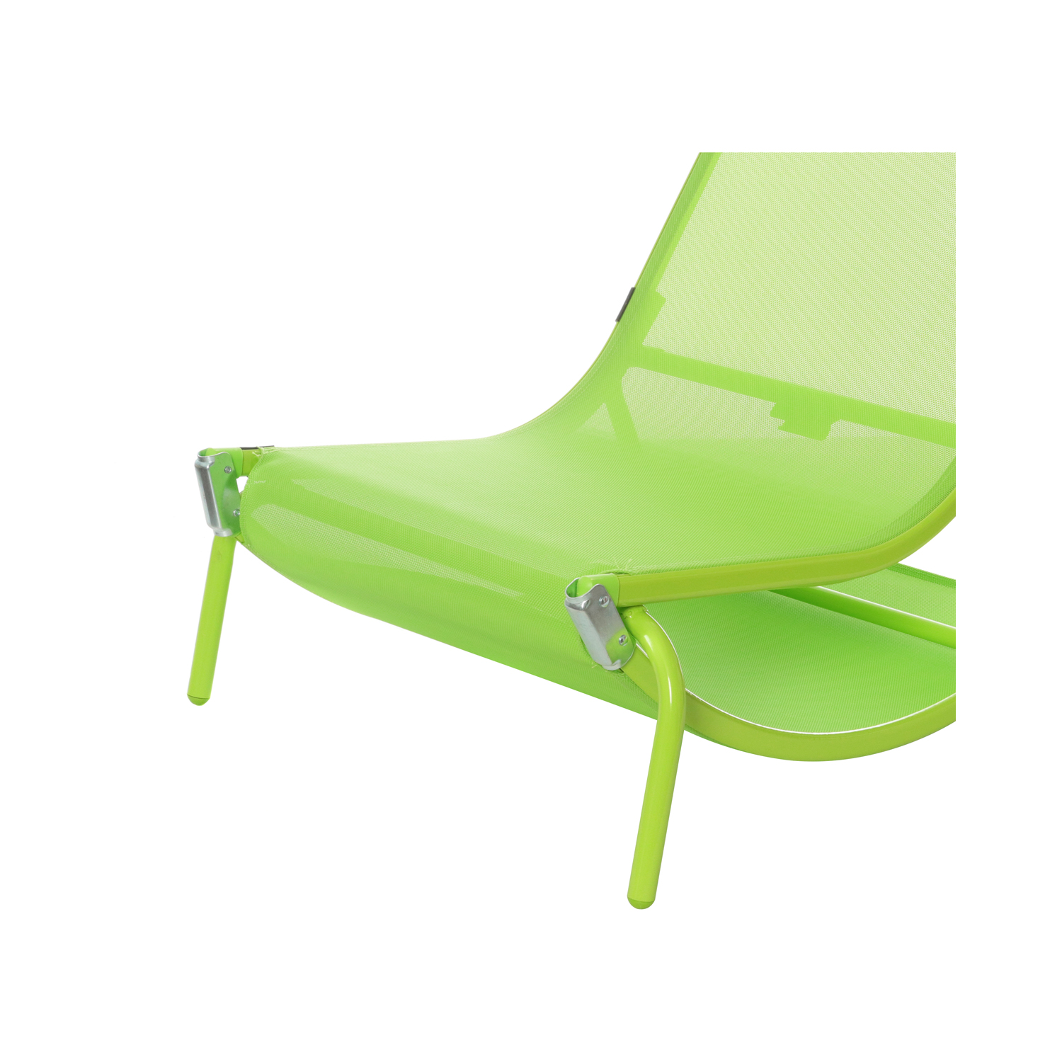 Lettino prendisole pieghevole verde da 67x74x140 cm