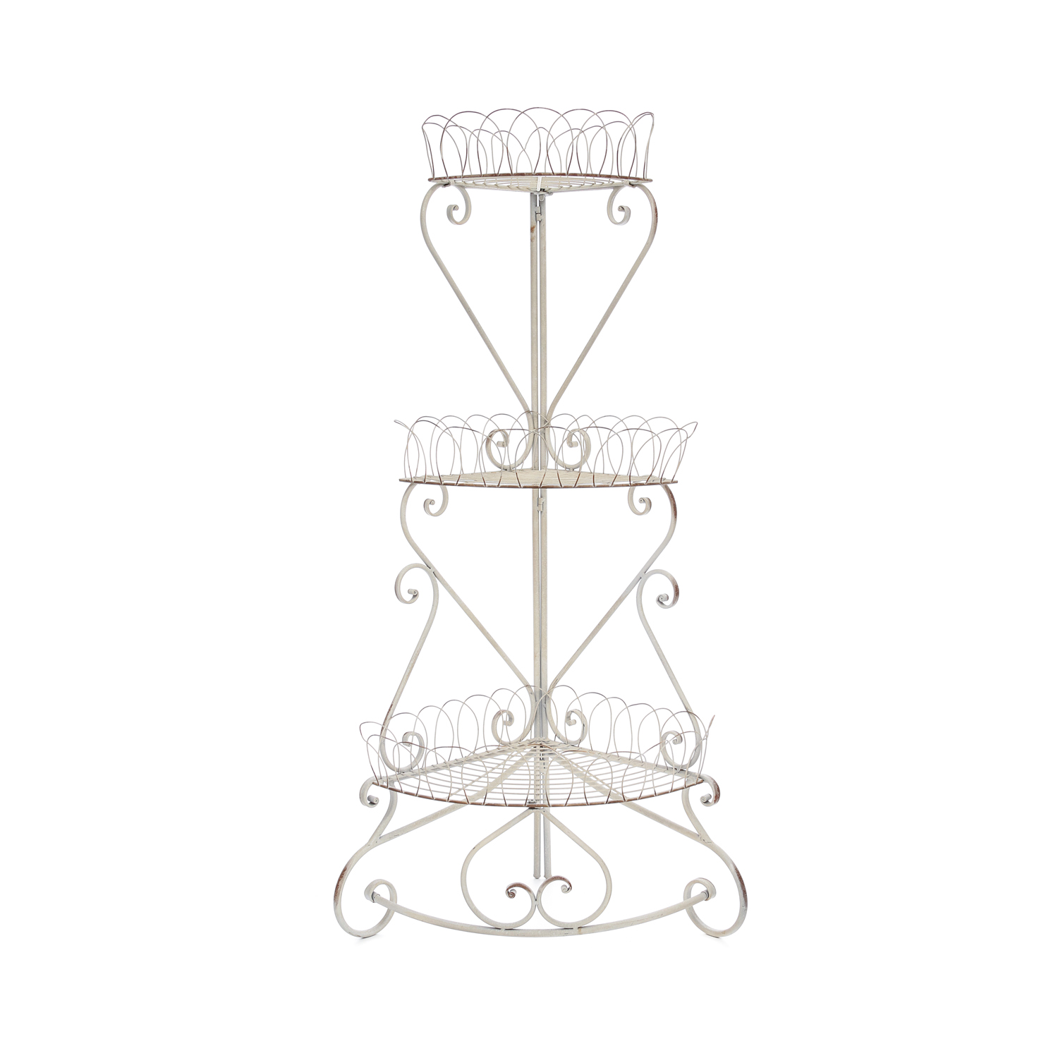 SCAFFALATURA IN METALLO, A 3 RIPIANI, DA 49X49X138 CM SCAFFALATURA IN METALLO, A 3 RIPIANI, DA 49X49X138 CM