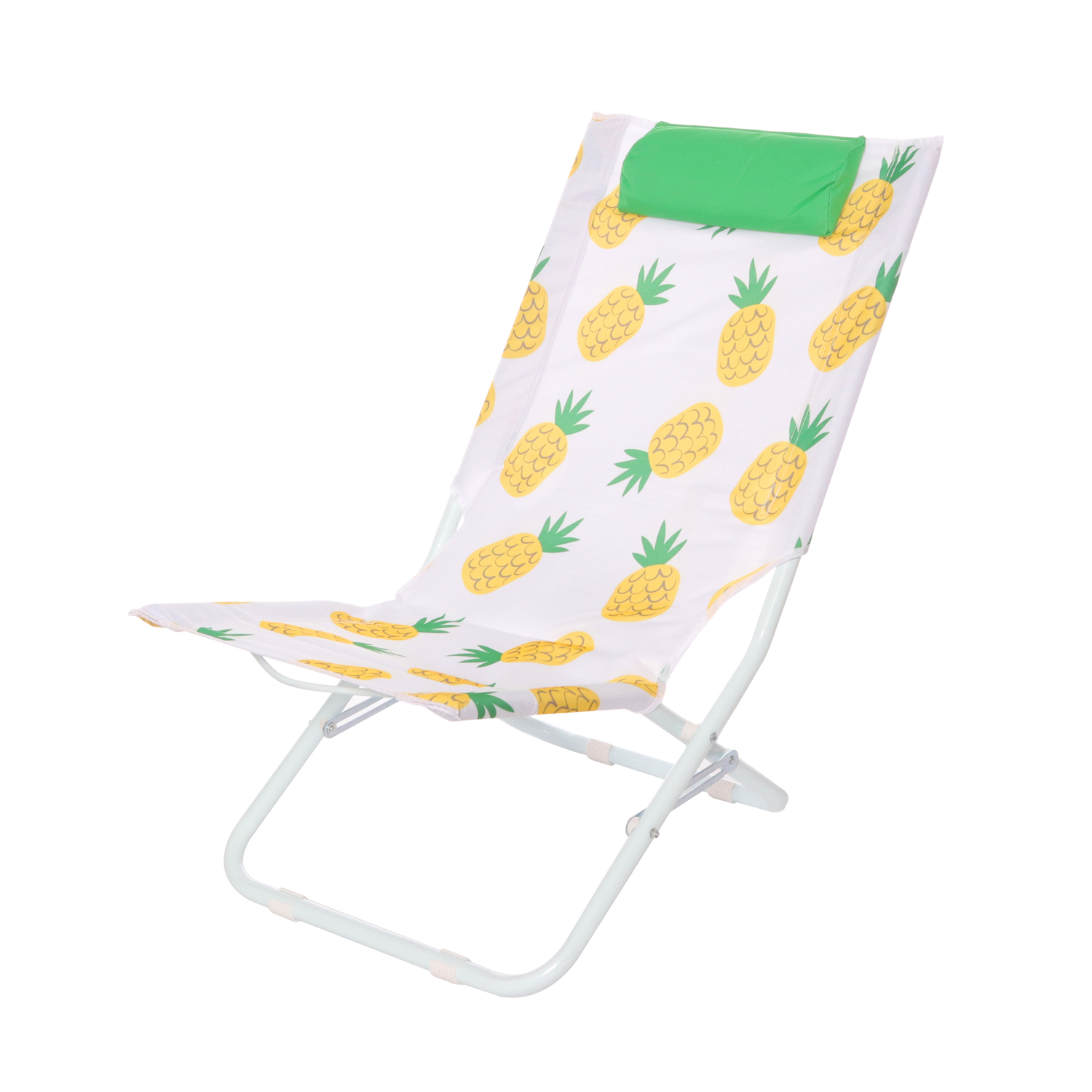 Spiaggina con poggiatesta imbottito